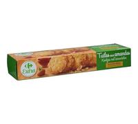 CARREFOUR EXTRA - Biscuits Tuiles aux Amandes Effilées Grillées - Recette au Lait Demi-Écrémé - le paquet de 20 - 100g - Le Lot De 5