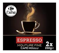 CARREFOUR EXTRA - Café Corsé 100% Arabica, Arôme Intense et Riche, Lot de 2x250g - lot de 3 - Vendu par Lot
