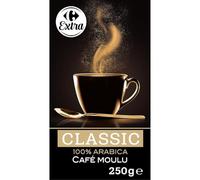 CARREFOUR EXTRA - Café Corsé Intensité 3, Arôme Rond et Intense, Café Moulu Frais (250g) - lot de 3 - Vendu par Lot