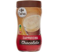 CARREFOUR EXTRA - Cappuccino Soluble au Goût Chocolaté, Onctuosité Instantanée (Boîte 250g) - lot de 4 - Vendu par Lot