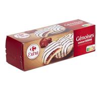 CARREFOUR EXTRA - Gâteaux Moelleux À La Cerise, Saveur Fruité Intense, Pause Gourmande, Paquet 150g - Lot De 4