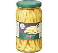 CARREFOUR EXTRA Haricots beurre extra-fins en bocal verre 180g - Conserves de légumes sains et prêts à l'emploi - Lot de 4