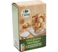 CARREFOUR EXTRA Mini Chou Apéritif Chèvre et Poivre, Biscuit Croustillant au Fromage de Chèvre et Poivre Noir, Boîte de 60 g - Lot de 4