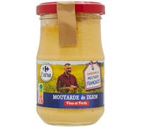 CARREFOUR EXTRA - Moutarde de Dijon Intense et Élégante, Saveur Fine et Relevée (Pot 200g) - lot de 4 - Vendu par Lot