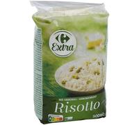 CARREFOUR EXTRA - Riz Arborio Risotto - Cuisson 16-18 min · Riz Arborio Crémeux · Toutes vos Recettes Risotto - le paquet de 500g - Le Lot De 4
