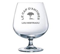 Carrefour Gravure sur Verre à digestif 64 Cl personnalisé avec textes et Logos (600 Logos au Choix)