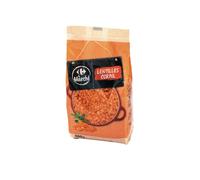 CARREFOUR LE MARCHE - Lentilles Corail Tendre et Savoureuses, Idéales pour Recettes Saines (500g) - Le Lot De 4