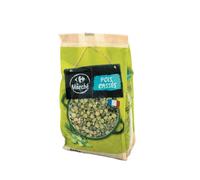 CARREFOUR LE MARCHE - Pois Cassés Riches en Protéines, Texture Fondante pour Vos Recettes (500g) - lot de 4 - Vendu par Lot