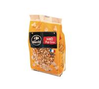 CARREFOUR LE MARCHE - Popcorn Gourmand à Faire Maison, Grain de Maïs Naturel 500g - Lot De 4