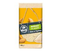 CARREFOUR LE MARCHE - Poudre d’Amandes Fine pour Desserts Gourmands et Texture Onctueuse (Sachet 200g) - lot de 3 - Vendu par Lot