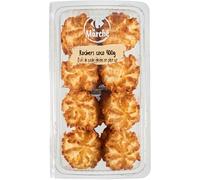 CARREFOUR LE MARCHE Rochers coco 400 g, douceurs moelleuses à la noix de coco râpée, blancs d'œufs de poules élevées en plein air, fabrication artisanale française - Lot de 3