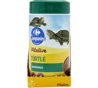 Carrefour - Nourriture Complète pour Tortue Aquatique, Riche en Protéines Naturelles (Boîte 25g) - Lot de 3 - Vendu par Lot