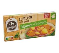 CARREFOUR ORIGINAL - Bouillon Saveur Légumes Naturels pour Cuisiner Facilement, Boîte 150g - Le Lot De 6