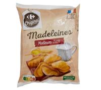 CARREFOUR ORIGINAL - Madeleines Extra Moelleuses, Texture Fondante et Gourmande (Paquet 500g) - Le Lot De 4
