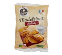 CARREFOUR ORIGINAL - Madeleines Moelleuses au Goût Authentique, Plaisir Gourmand (Sachet 250g) - lot de 6 - Vendu par Lot