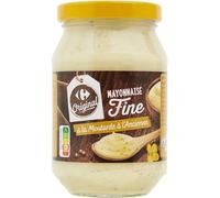 CARREFOUR ORIGINAL - Mayonnaise Onctueuse À La Moutarde À L’Ancienne, Saveur Authentique, Pot 235g - Lot De 4