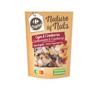 CARREFOUR ORIGINAL - Mélange Cajou et Cranberries · Sans Sel Ajouté · Source de Magnésium - le paquet de 200g - Le Lot De 4