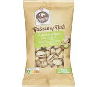 CARREFOUR ORIGINAL - Pistaches Grillées Sans Sel Ajouté en Coque - Pistaches Nature Croquantes · Source de Fer - Idéales pour Apéritif ou Cuisine - le sachet de 150 g - Le Lot De 4