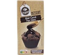 CARREFOUR ORIGINAL Tablette de Chocolat Noir Corsé 200g - 64% Cacao Minimum, Pur Beurre de Cacao, pour Dégustation et Pâtisserie - Lot de 6