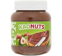 CARREFOUR - Pâte à Tartiner Onctueuse aux Noisettes, Saveur Intense et Gourmande (Pot 400g) - lot de 4 - Vendu par Lot