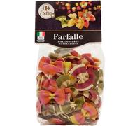 CARREFOUR - Pâtes Farfalle Multicolores Gourmandes et Visuelles, Sachet 250g - Lot de 4