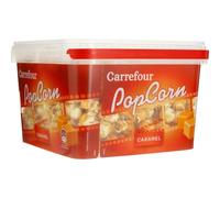 CARREFOUR - Pop-Corn Caramélisés Prêts à Déguster · Pot Refermable Format Partage · Parfait pour une Soirée Cinéma Maison - le pot de 400 g - Le Lot De 4