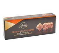 CARREFOUR SELECTION - Biscuits Craquants au Caramel et Fleur de Sel de Guérande - le paquet de 95g - Le Lot De 5