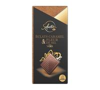 CARREFOUR SELECTION - Chocolat Noir 50% Caramel et Fleur de Sel - Recette au Beurre - la tablette de 100g - Le Lot De 5