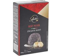 CARREFOUR SELECTION - Riz Noir Long Complet - Origine Italie · Cuisson 18 min · Grain Long Complet Noir · Saveur Intense & Originale - la boite de 500g - Le Lot De 3