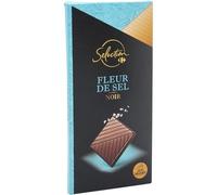 CARREFOUR SELECTION - Tablette de Chocolat Noir à la Fleur de Sel 0.5% - Recette au Beurre de Cacao - la tablette de 100g - Le Lot De 5