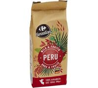 CARREFOUR SENSATION - Café Moulu 100% Arabica Pérou - Pur Arabica au Goût Doux et Fruité - le paquet de 250g - Le Lot De 4