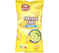 CARREFOUR SENSATION Chips Tortilla Nature 200g - Croustillantes Authentiques au Maïs, Recette Simple aux 3 Ingrédients, pour Apéritif Gourmand - Lot de 4