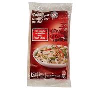 CARREFOUR SENSATION - Noodles de Riz Légères et Fondantes, Idéales pour Recettes Asiatiques (Sachet 250 g) - lot de 4 - Vendu par Lot