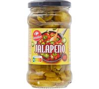 CARREFOUR SENSATION - Piment Jalapeño Épicé et Croquant, Rehausseur de Saveurs, Bocal 160g