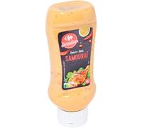 CARREFOUR SENSATION - Sauce Samouraï - la Sauce Samouraï Épicée et Onctueuse Idéale pour les Frites et les Kebabs · Flacon Souple Pratique - Le Flacon de 490g - Le Lot De 4