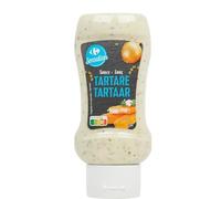 CARREFOUR SENSATION - Sauce Tartare - Aux Cornichons et Câpres · Moutarde de Dijon · Arôme Naturel D'Oignon · Idéale pour le Poisson Pané et les Fruits de Mer - Le Flacon de 340g - Le Lot De 4