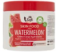 CARREFOUR SOFT - Crème Hydratante Réparatrice à la Pastèque, Douceur Fruitée, Pot 400mL - Lot De 3