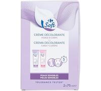 CARREFOUR SOFT - Soin Délicat Visage & Corps pour un Teint Éclairci et Hydraté (2x75mL) - lot de 3 - Vendu par Lot