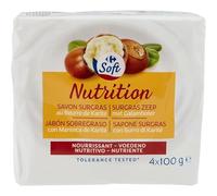 CARREFOUR SOFT - Soin Doux Surgras au Beurre de Karité, Hydratation Intense, x 100g - Lot De 4