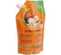 CARREFOUR SOFT - Soin Hydratant pour Cheveux Secs et Abîmés, Huiles d’Argan et Macadamia (Recharge 500 mL) - lot de 4 - Vendu par Lot