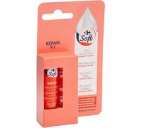 CARREFOUR SOFT - Soin Lèvres Réparateur pour Peaux Sèches, Texture Douce et Hydratante (2x4g) - Le Lot De 4