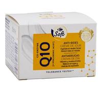 CARREFOUR - Soin Quotidien Anti-Rides au Q10, Hydratation Légère et Revitalisante, Pot 50mL - Lot De 4