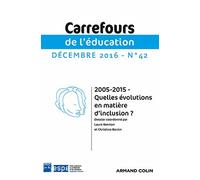 Carrefours De L'éducation N° 42 2/2016