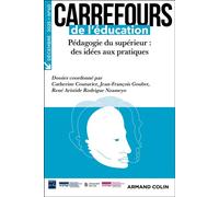 Carrefours de l'éducation n°60 (2/2025) La théorie des champs conceptuels de Gérard Vergnaud : héritages et perspectives - Collectif - Armand Colin - broché - Revue