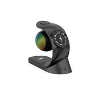 Carregador Sem Fio MagnÃtico de Alto-Falante Bluetooth 5 em 1 15 W Carga RÃ¡pida para RelÃ³gio, Fone Ouvido Celular Universal Preto