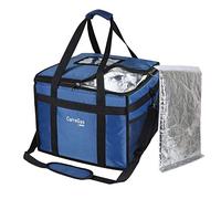 CarreGas Grand sac de livraison de nourriture chaude isotherme de qualité supérieure 53 x 30 x 28 cm pour aliments froids et chauds, pizzas, restaurants, sac de livraison Uber Eats, pique-nique, sac
