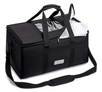 CarreGas Grand sac de livraison de nourriture chaude isotherme de qualité supérieure 53 x 30 x 28 cm pour aliments froids et chauds, pizzas, restaurants, sac de livraison Uber Eats, pique-nique, sac