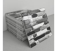 Carrelage Adhésif Effet Marbre, Revêtement Mural En Vinyle For Cuisine Et Salle De Bain, Autocollants Individuels Imperméables For Crédence(B3,30 tiles)