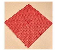 Carrelage Clipsable Antidérapants Résistant l'abrasion Carreaux Terrasse Dalle Sol Emboîtable avec Drainage salle Bains Du Hall d'entrée(Red,14 pieces)