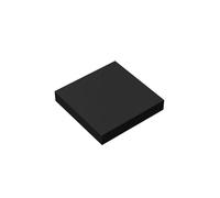 Carrelage de construction classique 2 x 2 100 pièces, compatible avec les pièces Lego et pièces 3068 (couleur : noir)